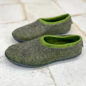 2in1 - Dual-Layered Felted Wool House Slippers for Men