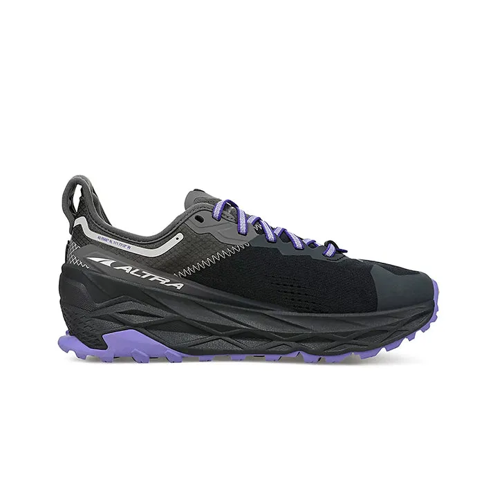 Altra Womens Olympus 5 Trail Running Shoes, Black/Grey