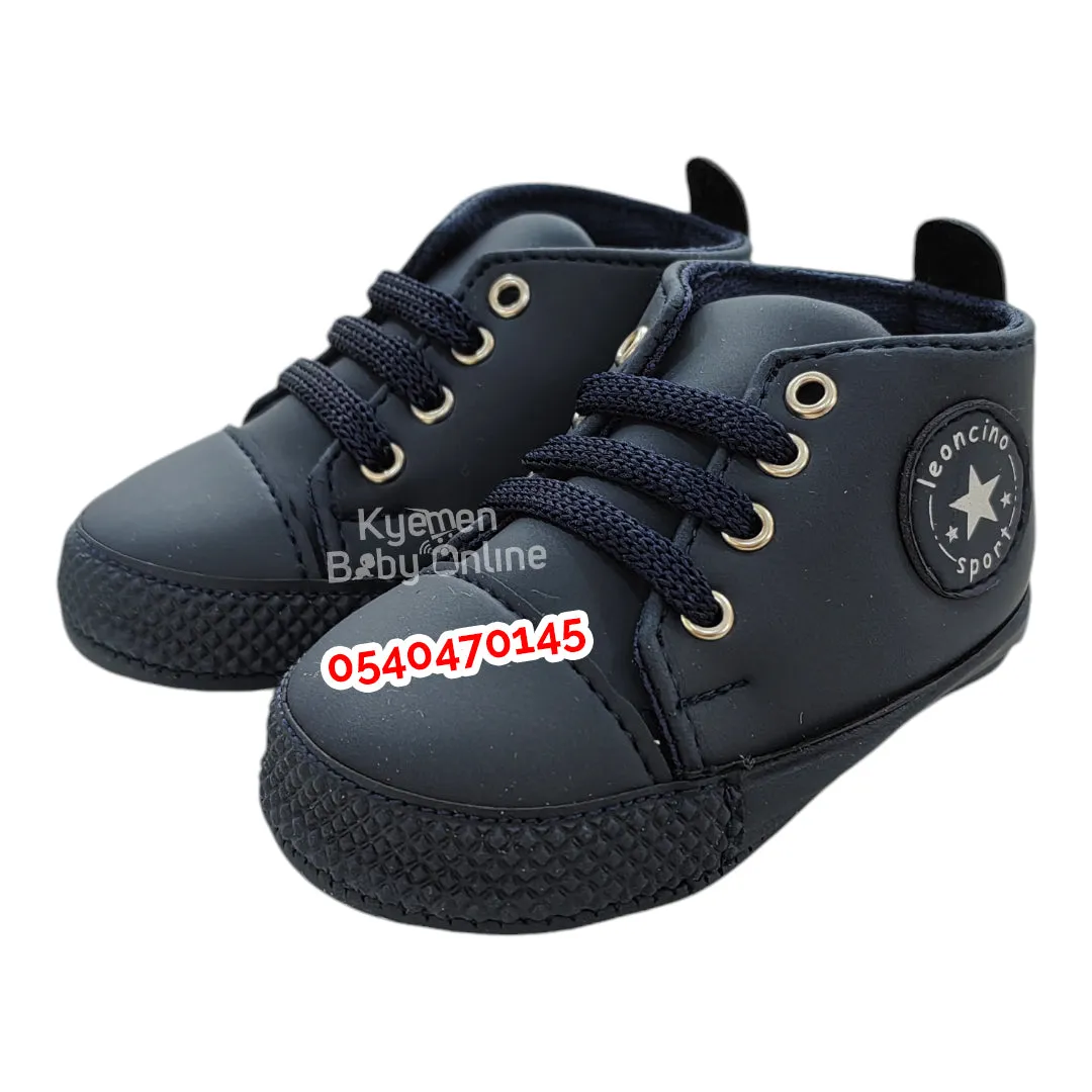 Baby Boy Shoe With Lace (Leoncino)