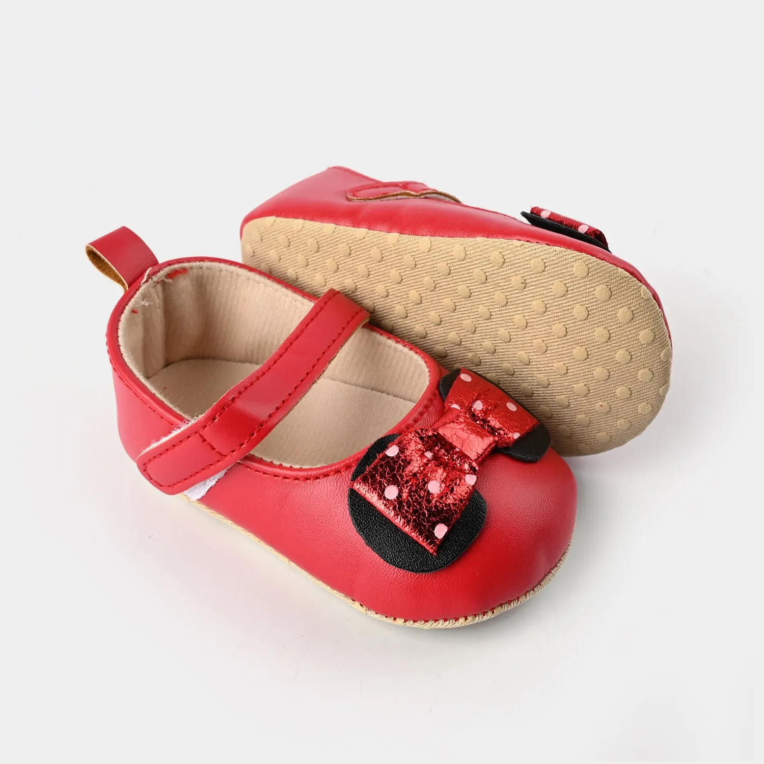 Baby Girl Shoes F51-Red