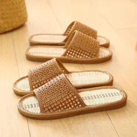 Bamboo Rattan Slippers for Men