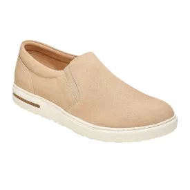 Birkenstock Oswego Narrow Slip On Sneaker (Women) - Sandcastle Suede