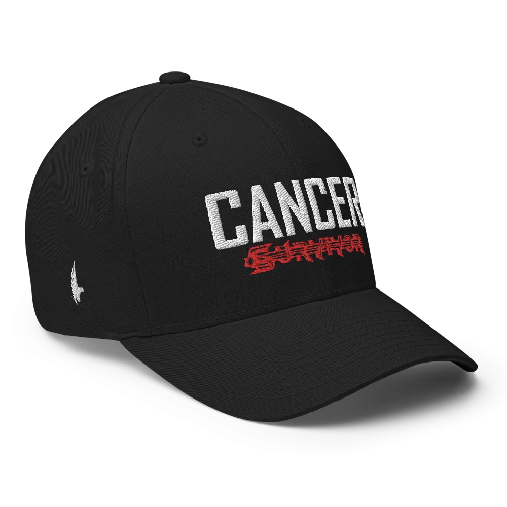 Cancer Survivor Tattoo Fitted Hat