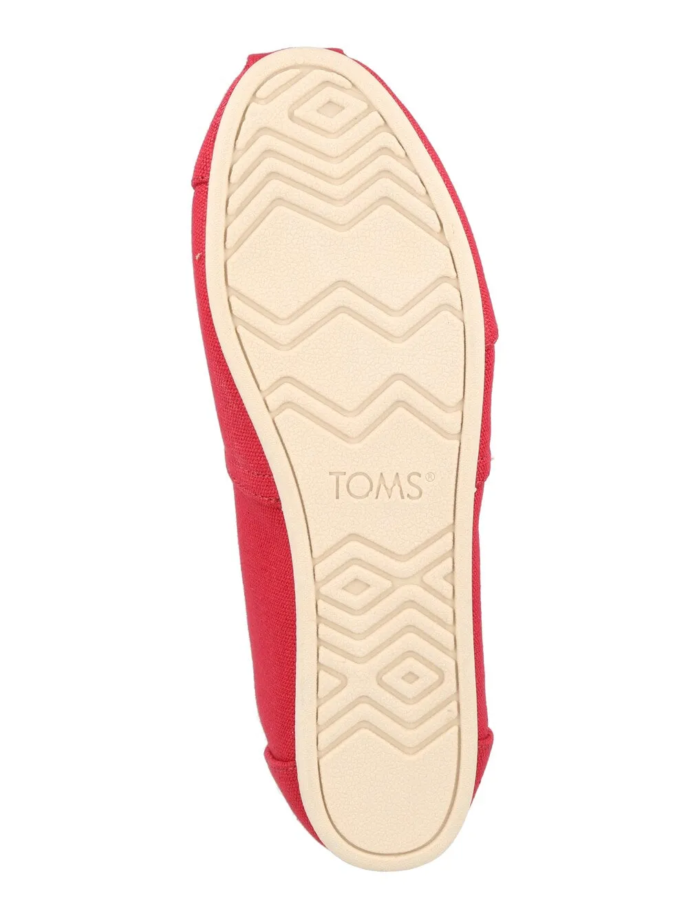 Classic ballet flats Toms ALPARGATA, red