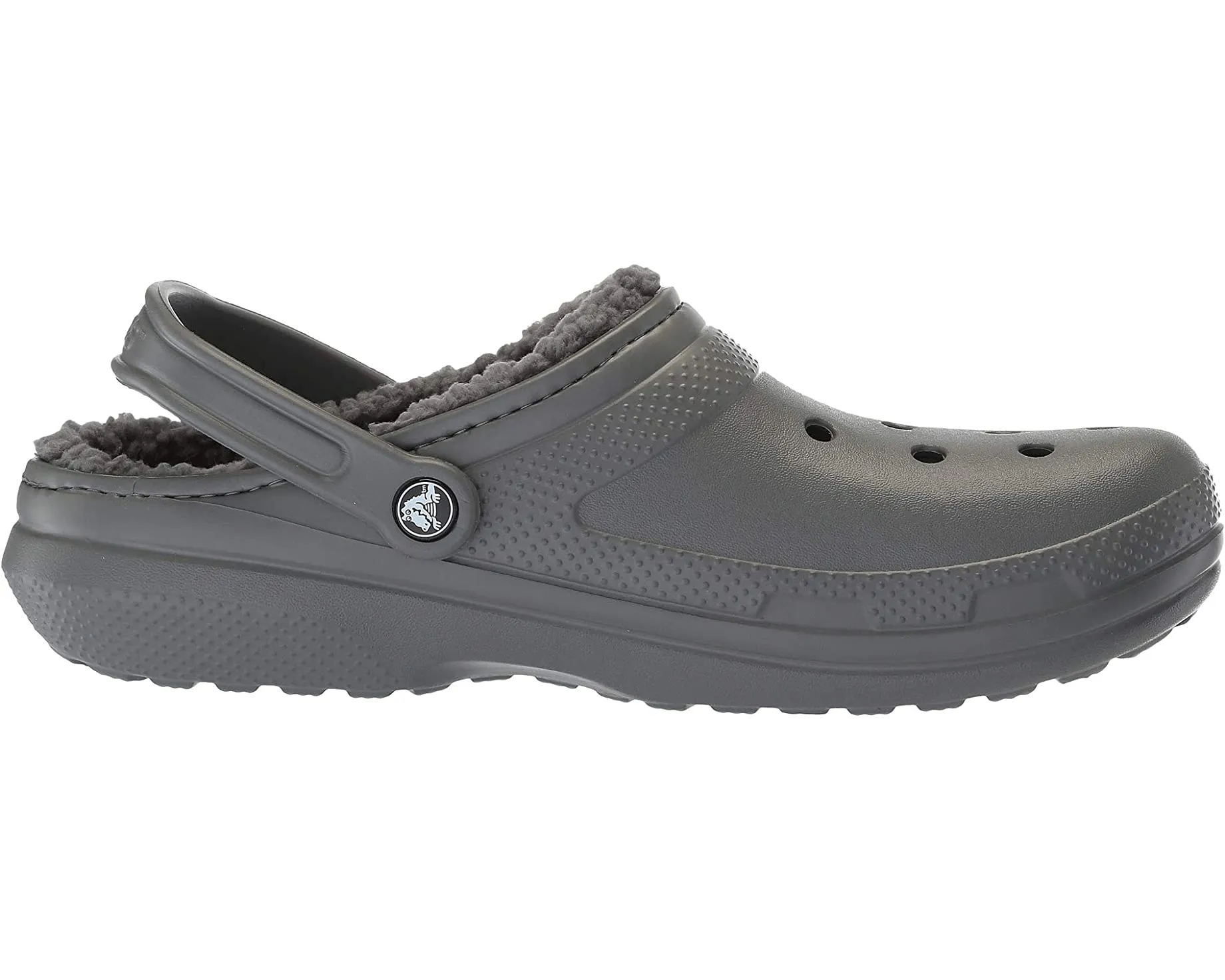 Classic Lined Clog Crocs, gray