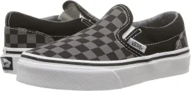 Classic Slip-On Vans, Checkerboard Black/Pewter