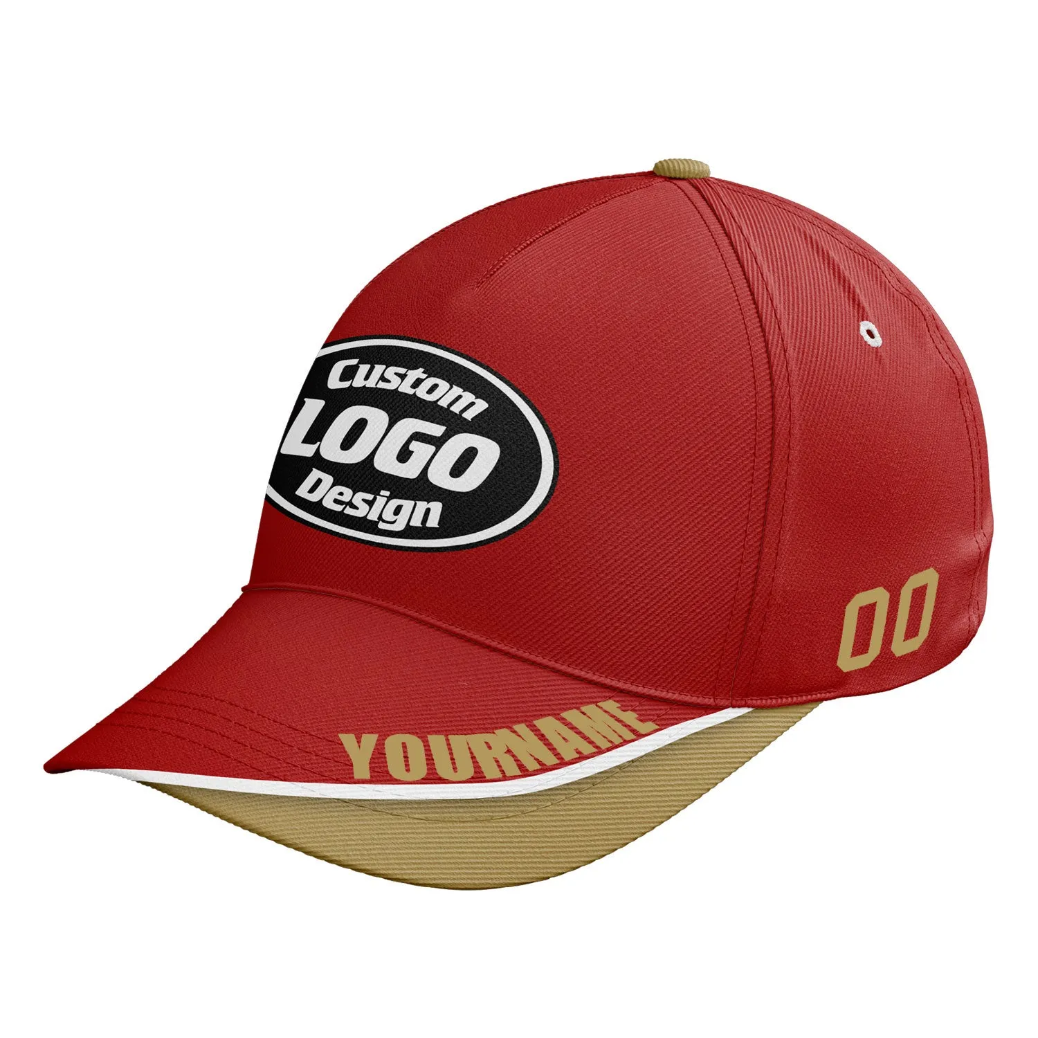 Custom Hat Sport Design Cap Stitched Adjustable Personalized Hats-D020105-21