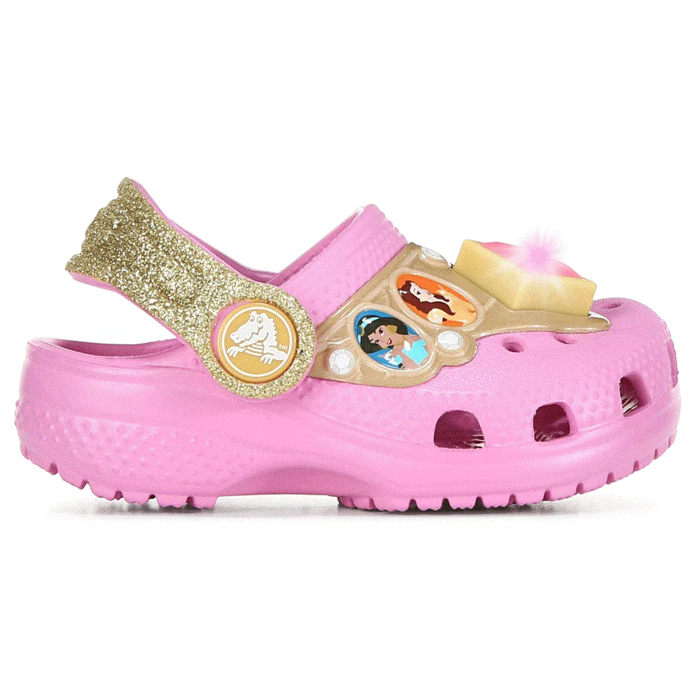 Disney Princess Lights Baby Classic Clogs Crocs, Pink