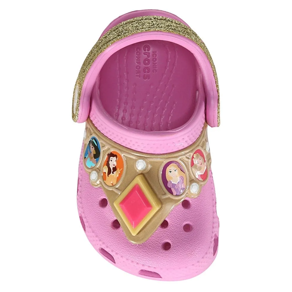 Disney Princess Lights Baby Classic Clogs Crocs, Pink