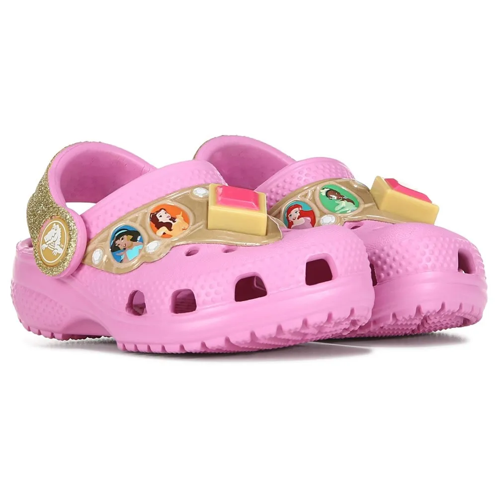 Disney Princess Lights Baby Classic Clogs Crocs, Pink