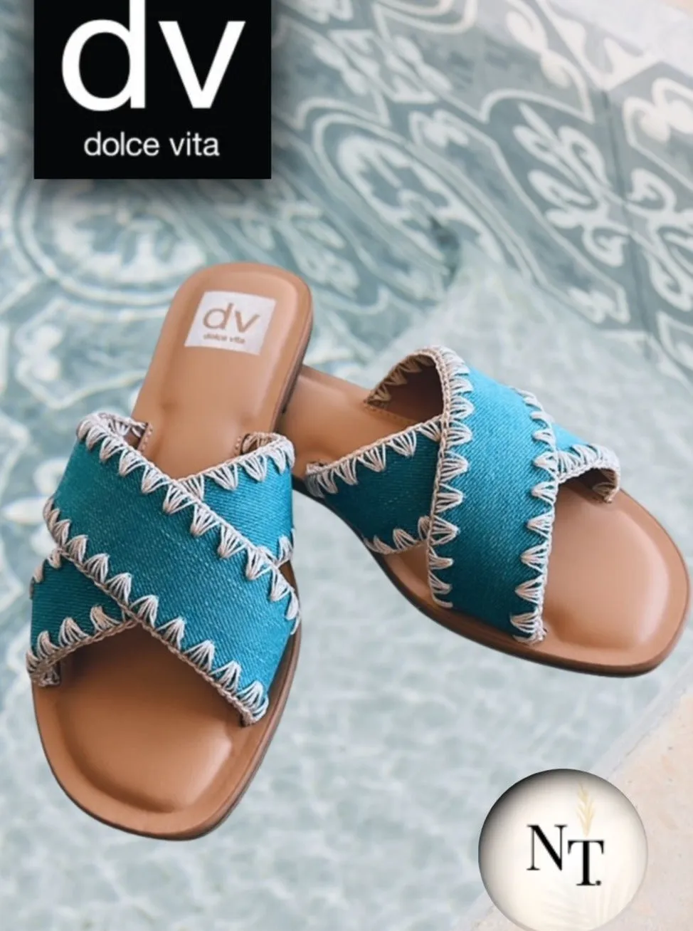 DV by Dolce Vita Jaylee Denim Strap Sandal