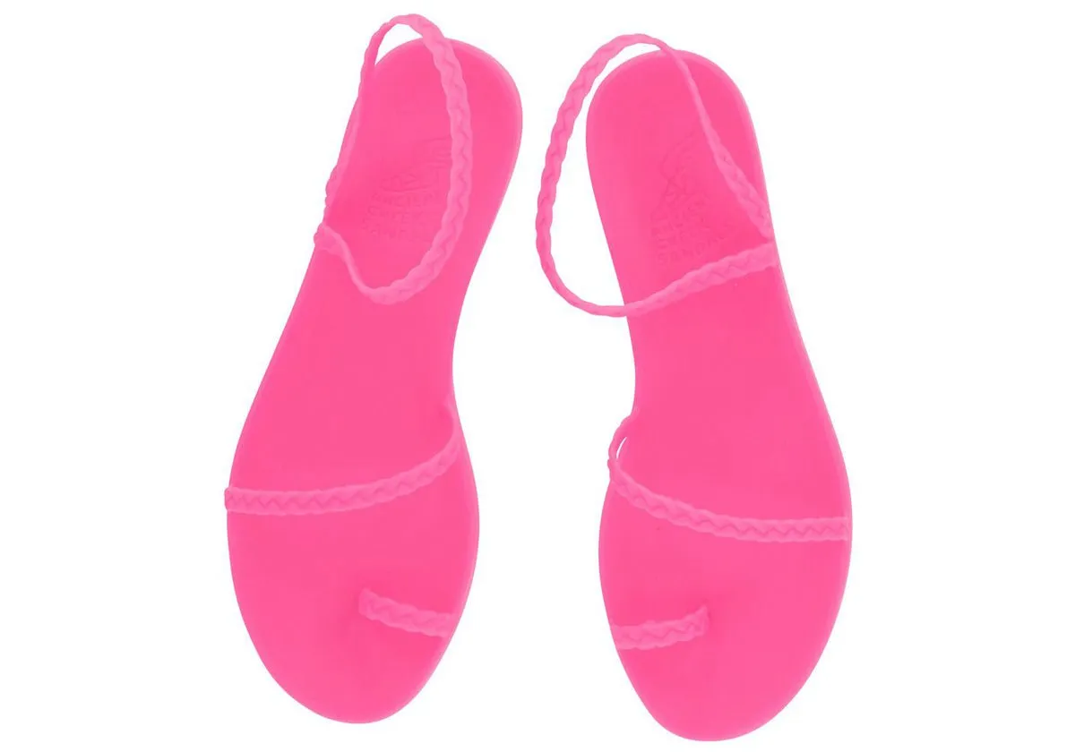 Eleftheria Jelly Sandals Fluo Fuchsia