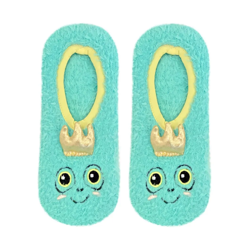 Fuzzy Frog Slippers