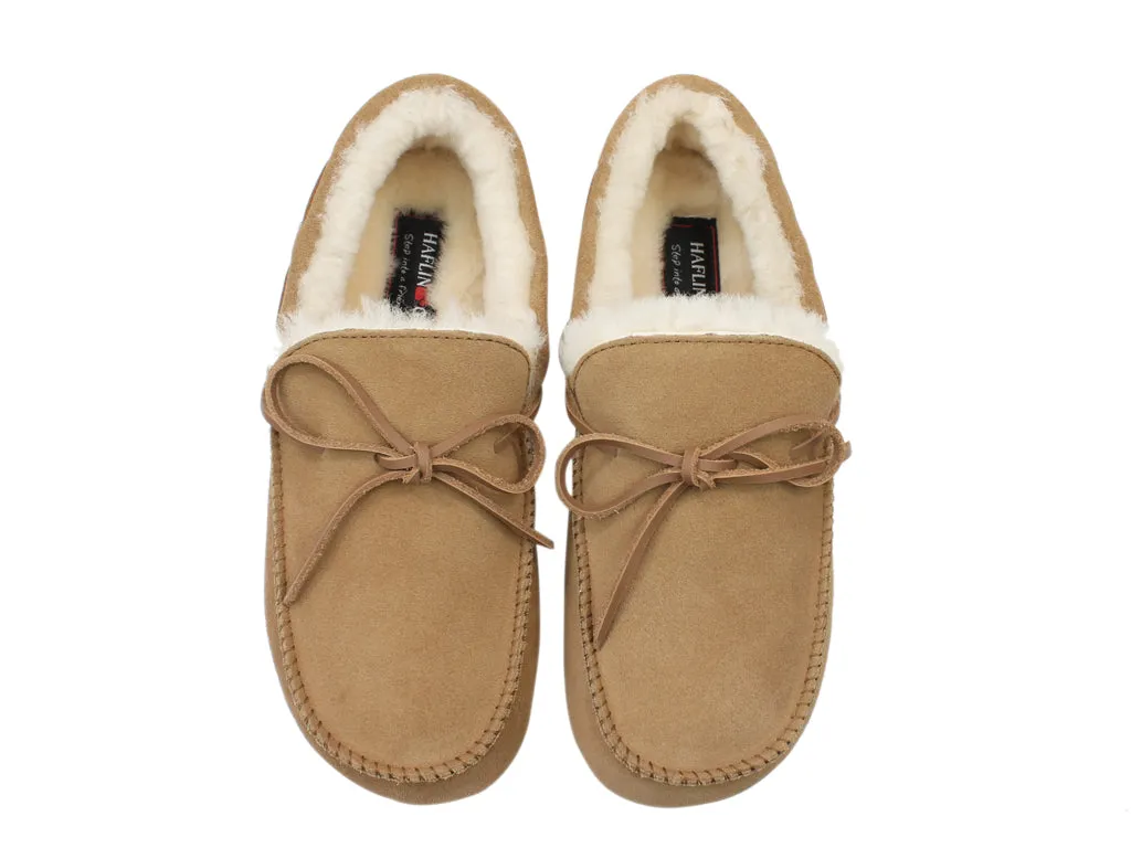 Haflinger Sheepskin Slippers Yumah Chestnut