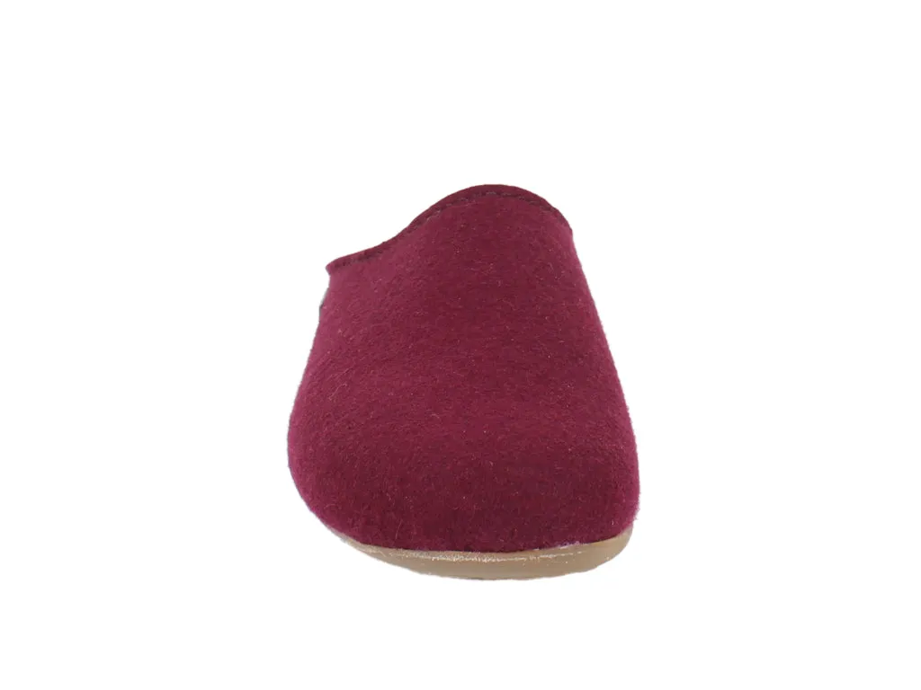 Haflinger Slippers Everest Fundus Bordeaux