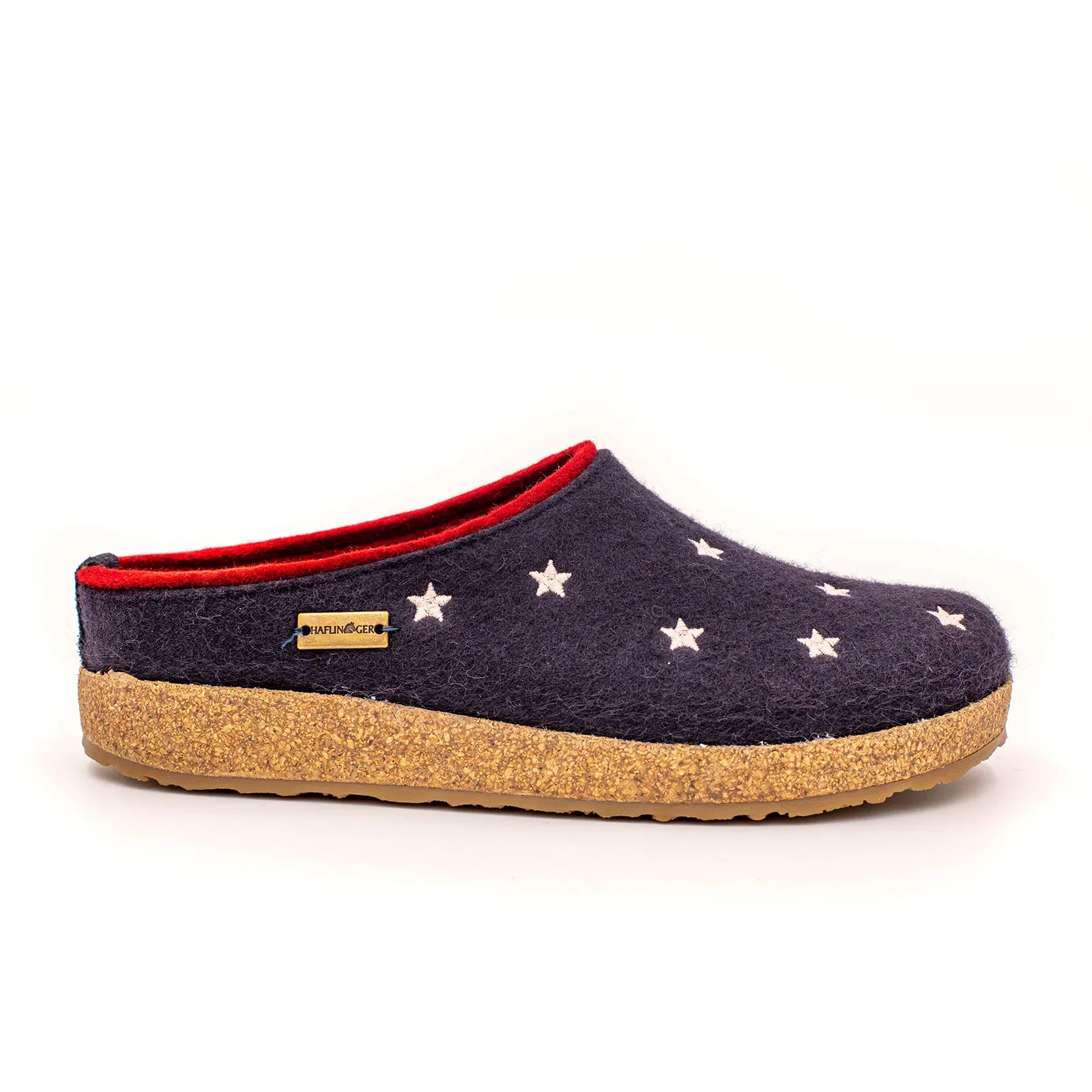 Haflinger Stars 'N Stripes Clog (Women) - Navy