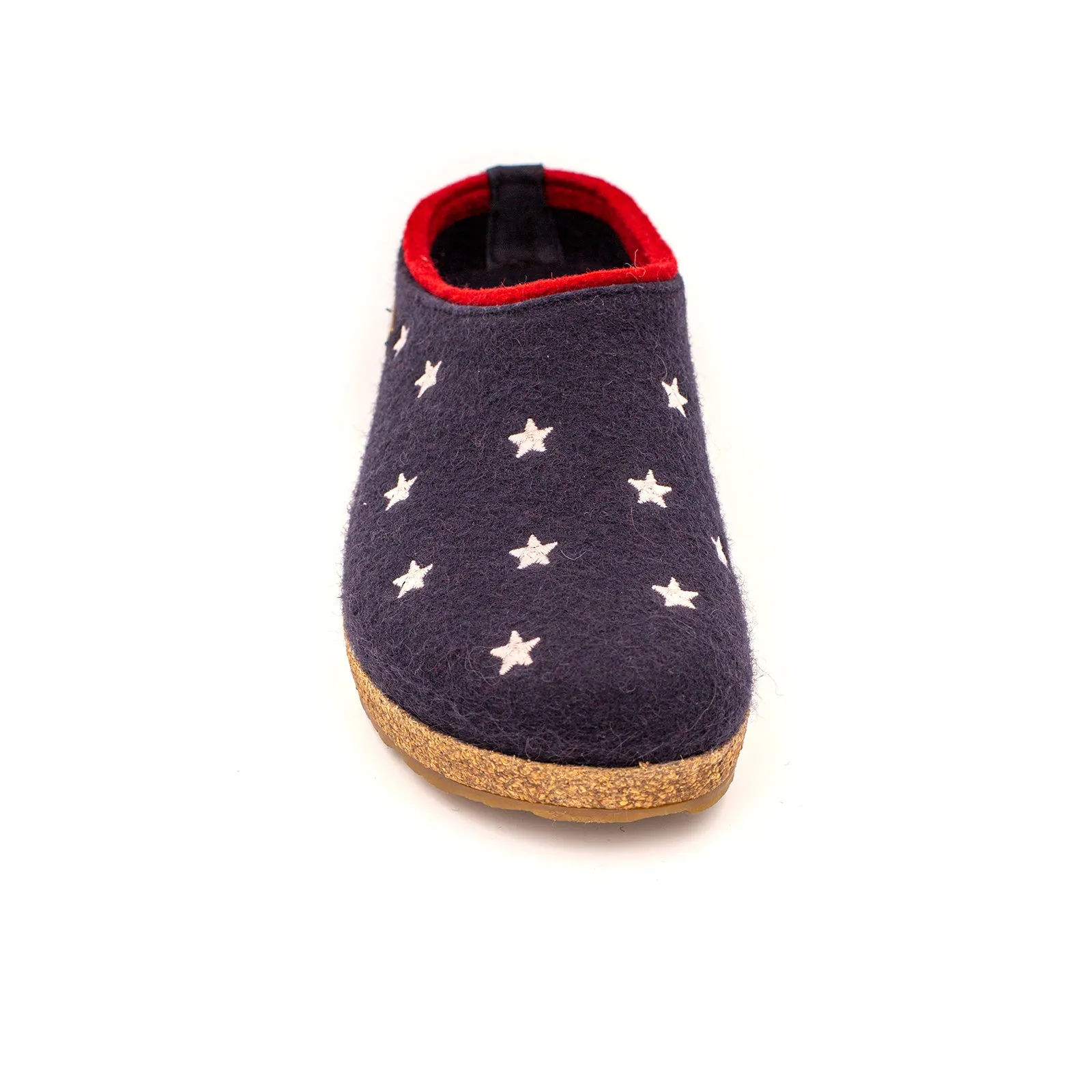 Haflinger Stars 'N Stripes Clog (Women) - Navy