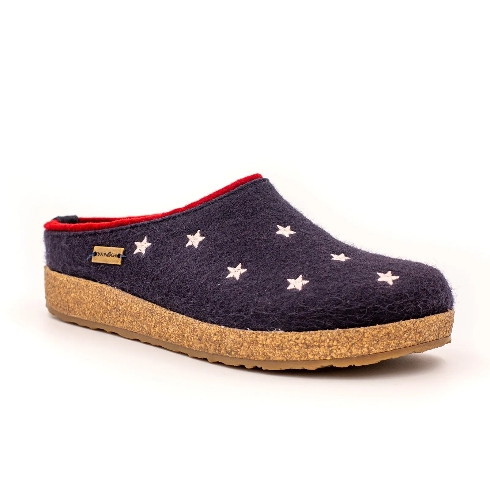 Haflinger Stars 'N Stripes Clog (Women) - Navy