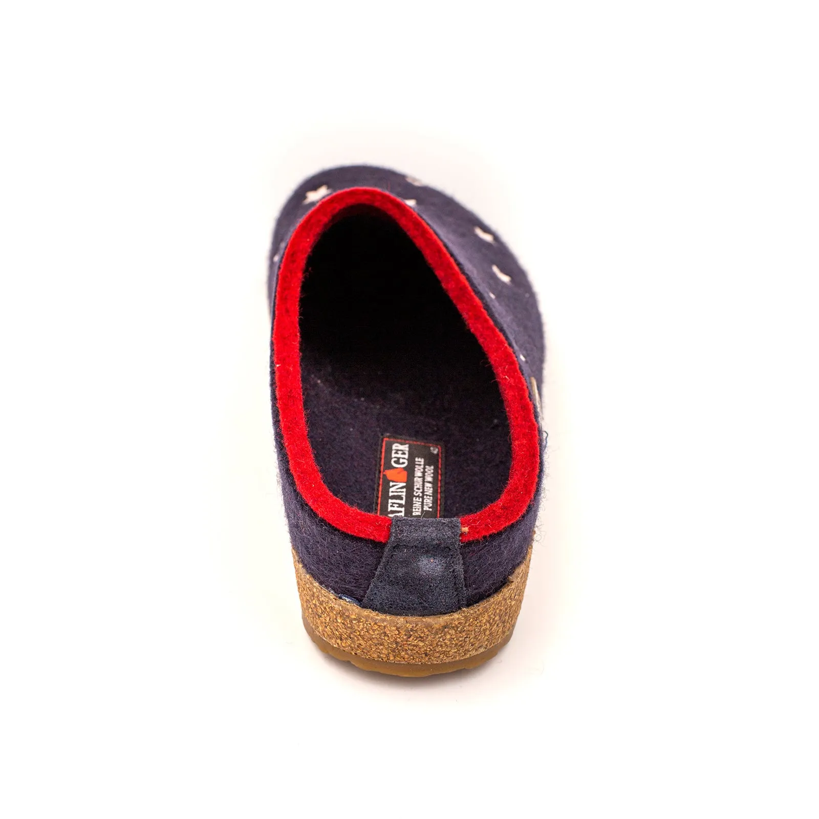 Haflinger Stars 'N Stripes Clog (Women) - Navy