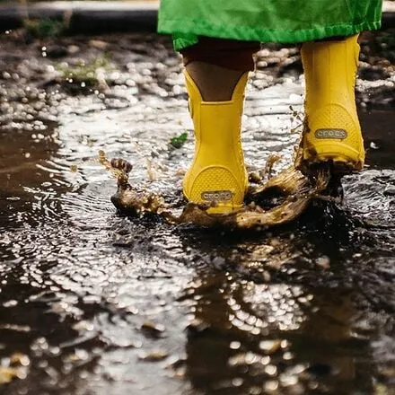 Handle It raincoats – children's Crocs, yellow