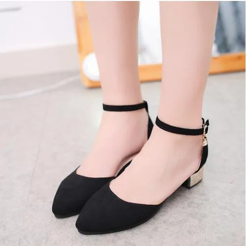 HOT Summer Women Shoes Side with Pointed Toe Pumps  Dress Shoes High Heels Boat Shoes Wedding Shoes tenis feminino sandals #A08