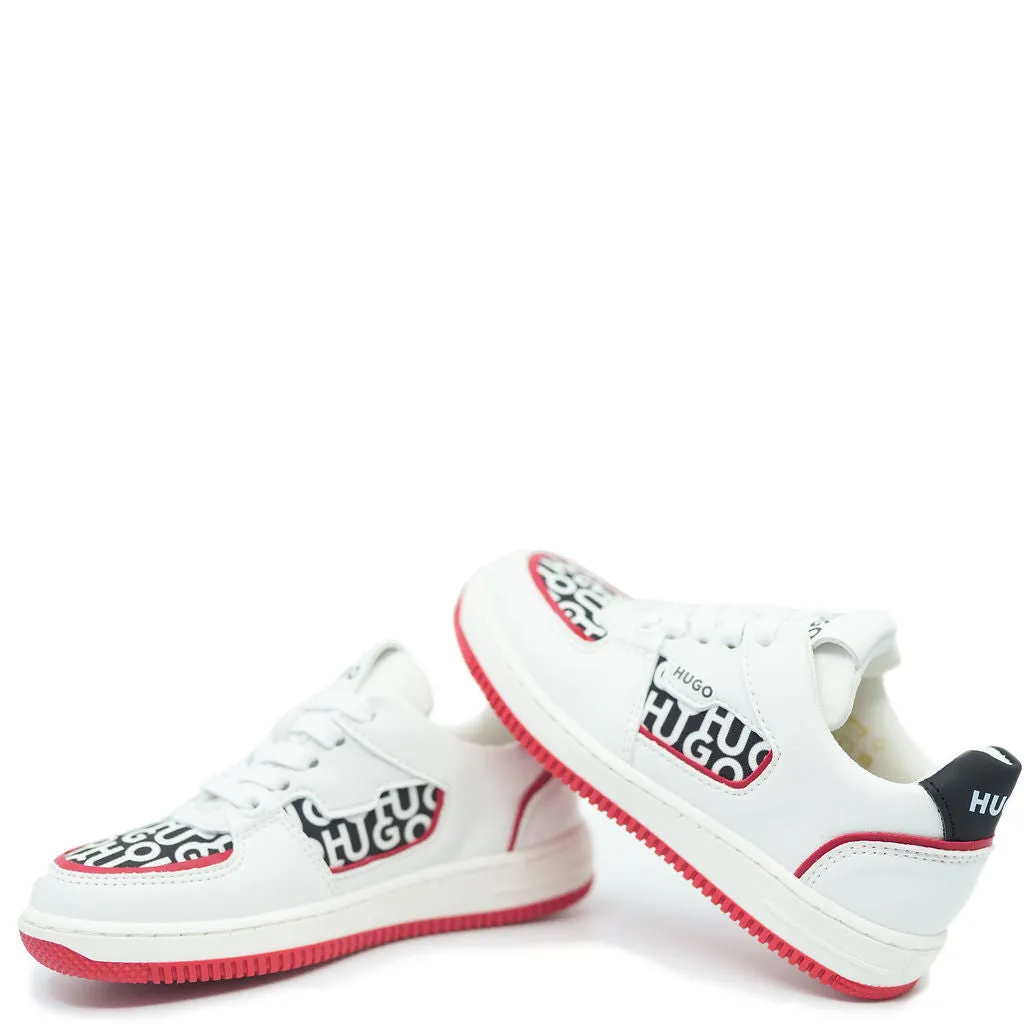 Hugo Boss White Logo Lace Sneakers