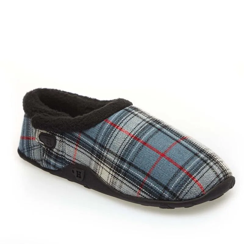 Jensen - Blue Black Check Men's Slippers