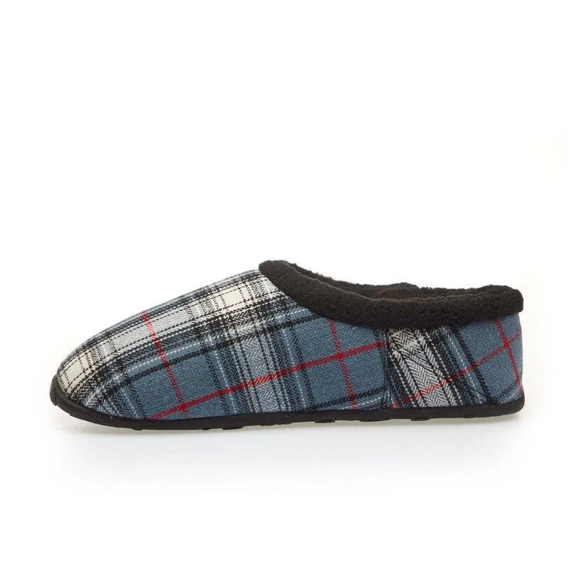 Jensen - Blue Black Check Men's Slippers