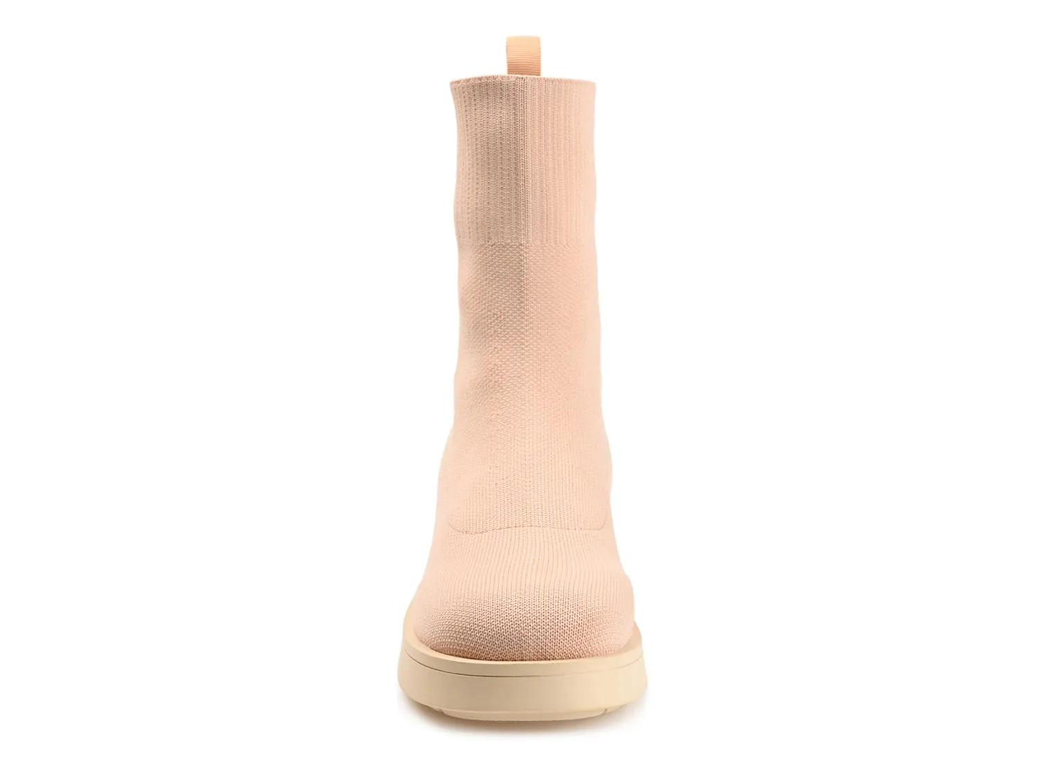 Journee Collection Ebby Platform Wedge Boots, Tan