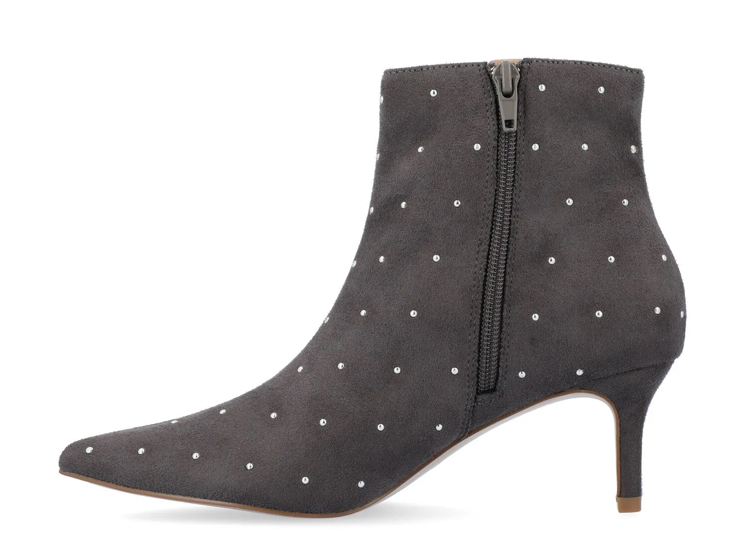 Journee Collection Russia ankle boots, gray