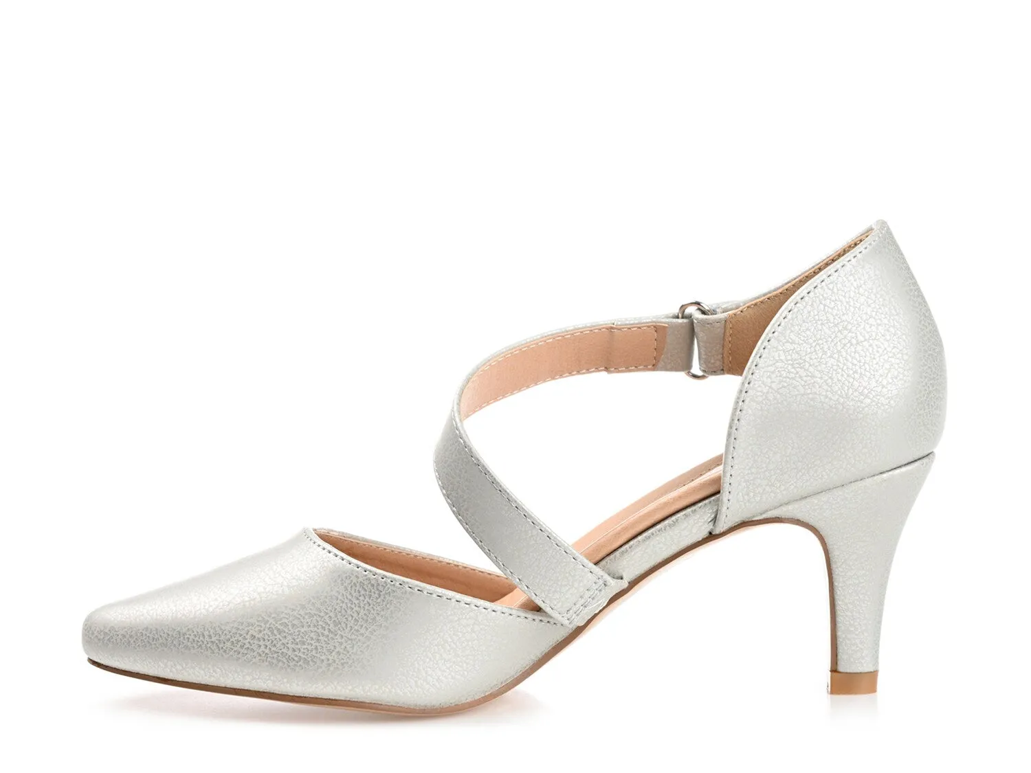 Journee Collection Tillis shoes, metallic silver