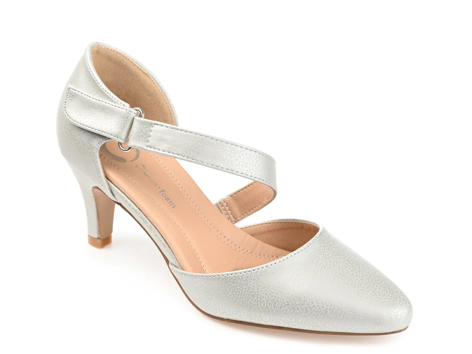 Journee Collection Tillis shoes, metallic silver