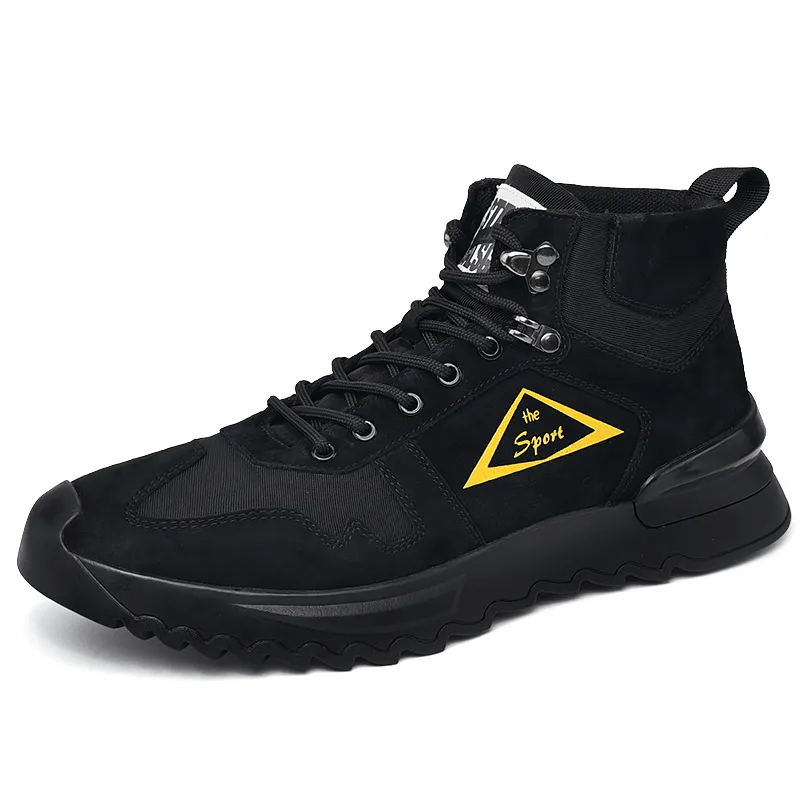 kkboxly kkboxly Men Comfy Slip Resistant Soft Sole Lace-Up Tooling Boots