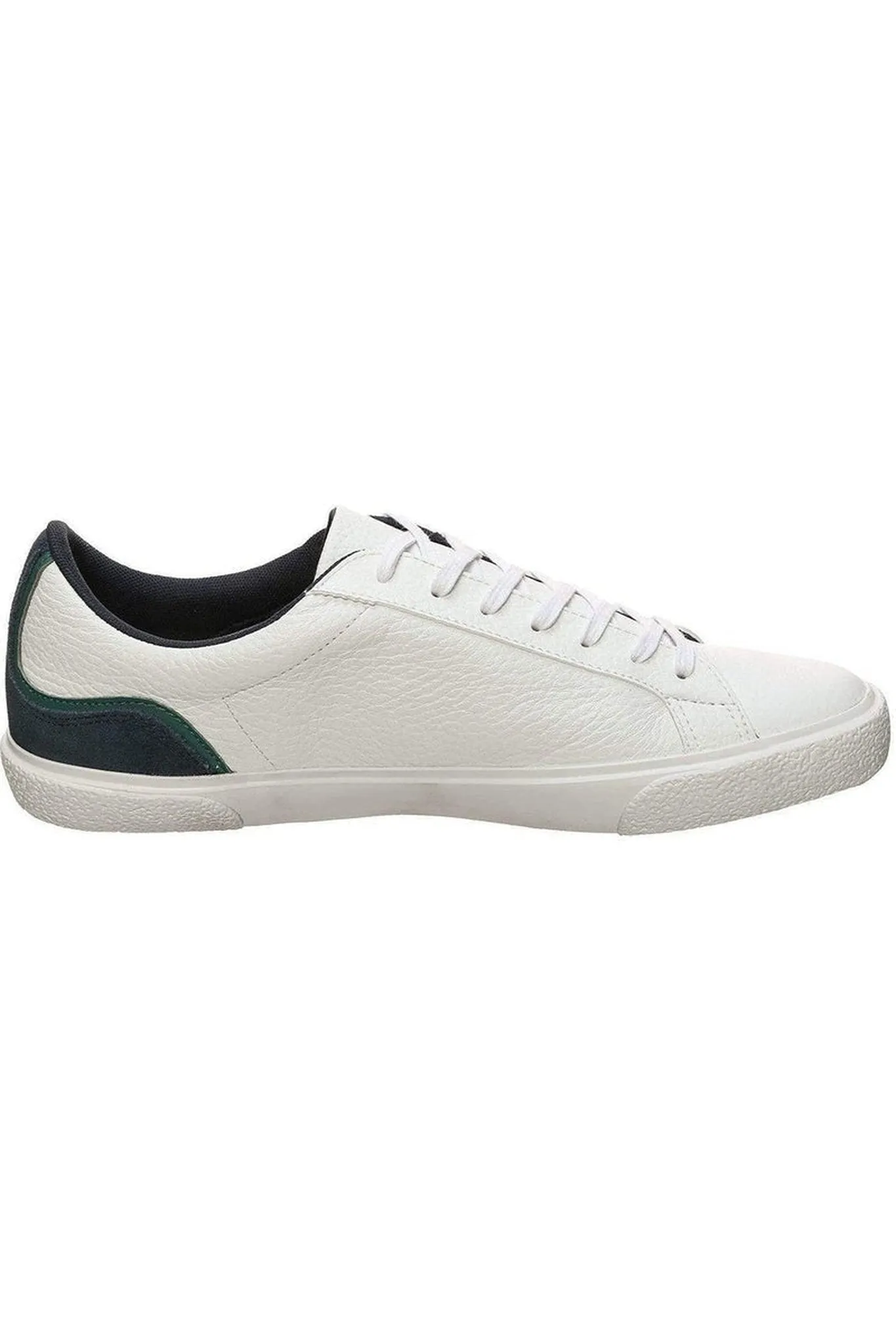 Lacoste Lerond Mens Leather White Navy