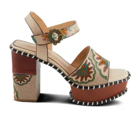 L'Artiste Go Get Em Sandal (Women) - Beige Multi