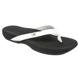 Lily Sandal • White Leather