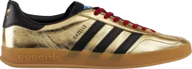 Limited edition Adidas Adidas x Gucci Gazelle 'Metallic Gold' sneakers, gold