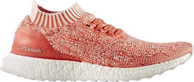 Limited edition Adidas Wmns UltraBoost Uncaged 'Easy Coral' sneakers, orange