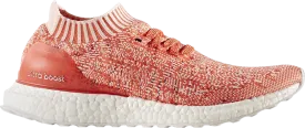 Limited edition Adidas Wmns UltraBoost Uncaged 'Easy Coral' sneakers, orange