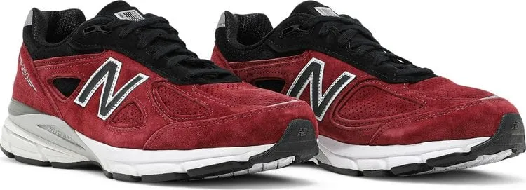 Limited edition New Balance 990v4 Made in USA 'Burgundy' sneakers, red