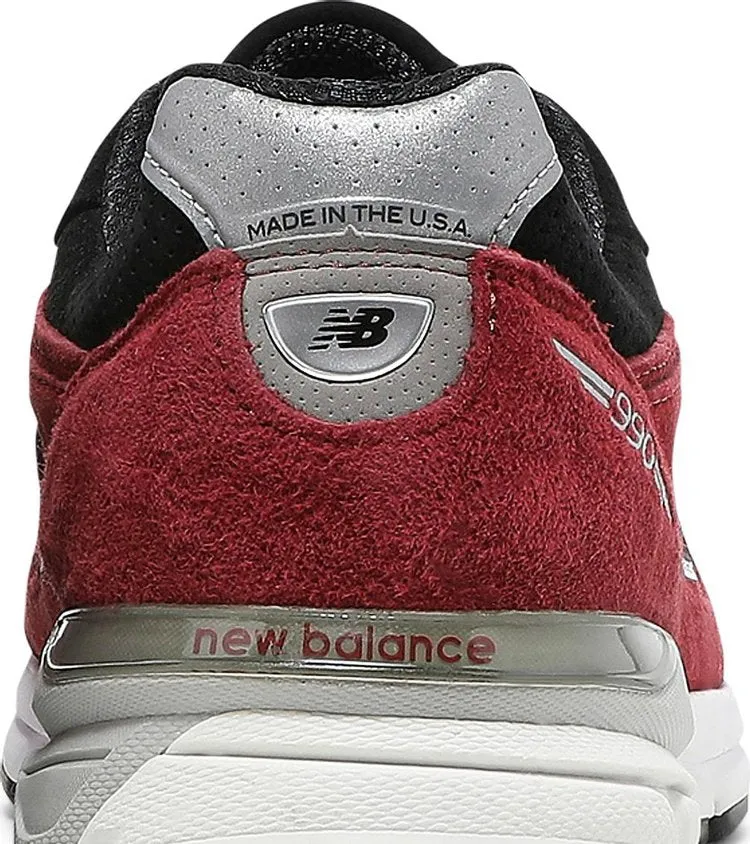 Limited edition New Balance 990v4 Made in USA 'Burgundy' sneakers, red