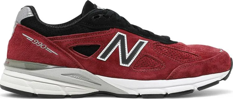 Limited edition New Balance 990v4 Made in USA 'Burgundy' sneakers, red