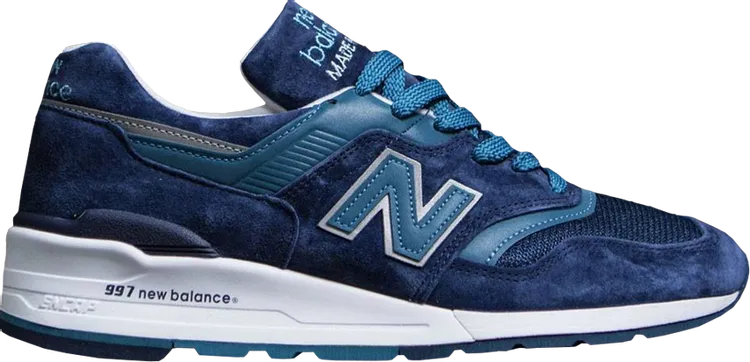 Limited edition New Balance 997 sneakers, blue