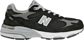 Limited edition New Balance Wmns 993 Made In USA 'Black Grey' sneakers, black