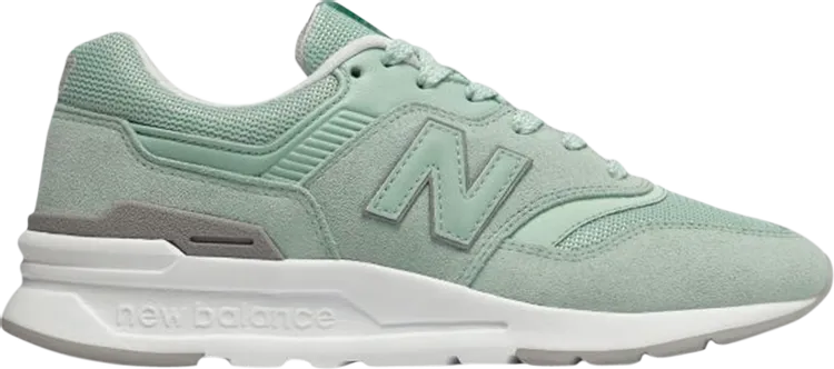 Limited edition New Balance Wmns 997H Classic Essential 'Turquoise' sneakers, green