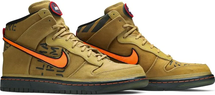 Limited Edition Nike Dunk Hi Premium Qs 'Galaxy' Gold