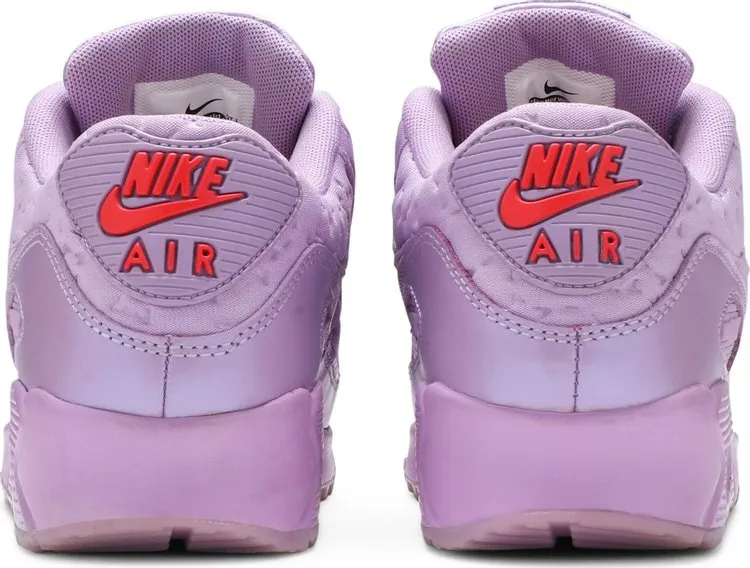 Limited edition Nike Wmns Air Max 90 'Macaroon' sneakers, purple