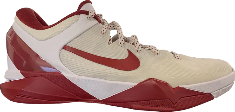 Limited Edition Nike Zoom Kobe 7 System TB 'White Varsity Crimson' Red