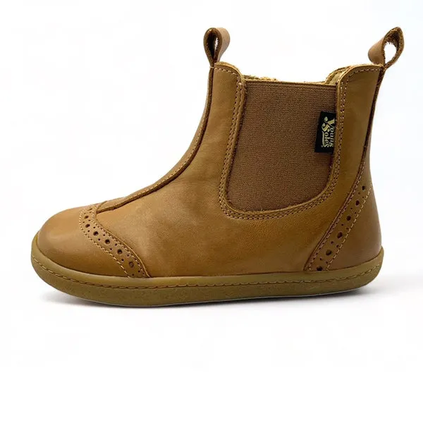 Logan Kids Chelsea Boot Tan Leather