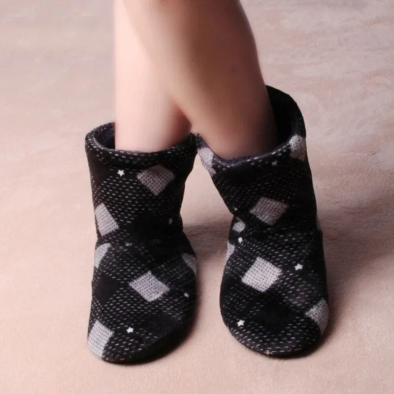 Men's Plush Slipper Boots